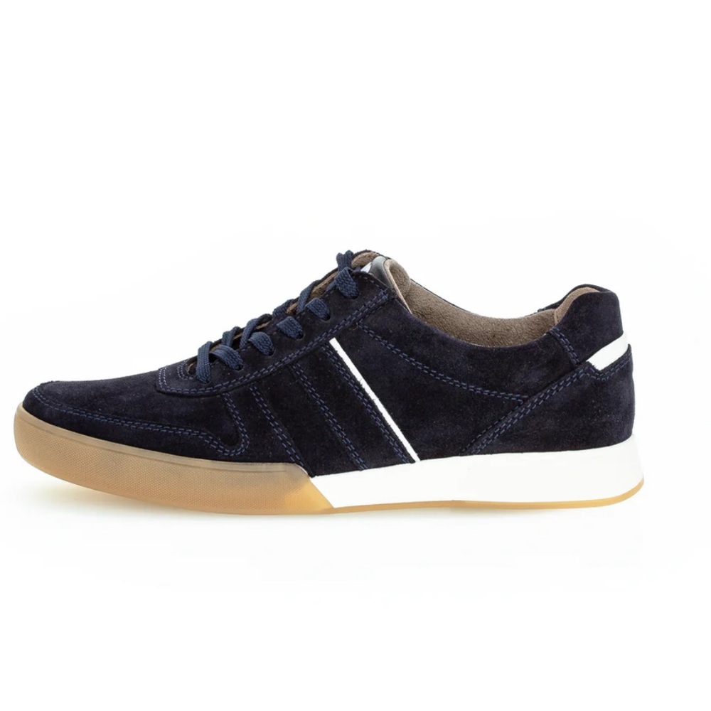 Men's Gabor Navy Suede Retro Sneakers Casual Sneakers Versatile Size 11